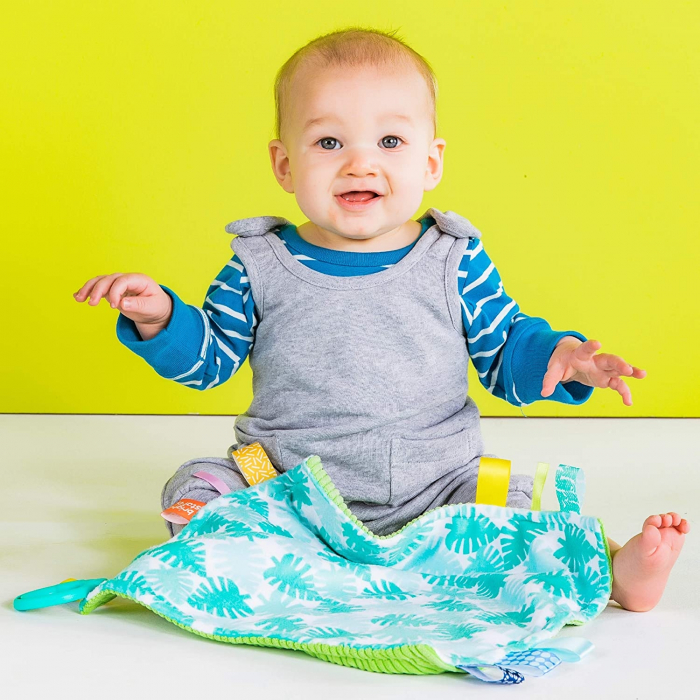 Bright Starts - Paturica vesela Little Taggies cu model tropical [7]