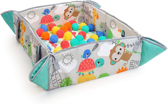 Bright Starts - Salteluta de activitati 5 in 1 Gym & Ball Pit Totally Tropical [2]