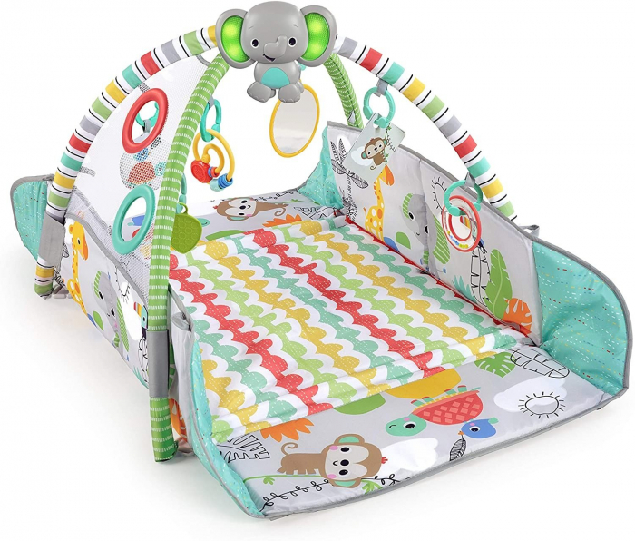 Bright Starts - Salteluta de activitati 5 in 1 Gym & Ball Pit Totally Tropical [10]