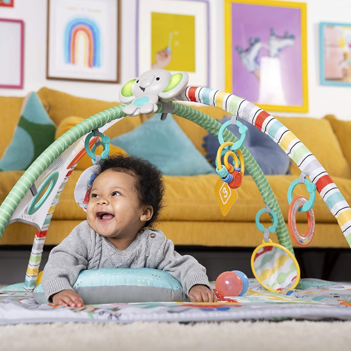 Bright Starts - Salteluta de activitati 5 in 1 Gym & Ball Pit Totally Tropical [3]
