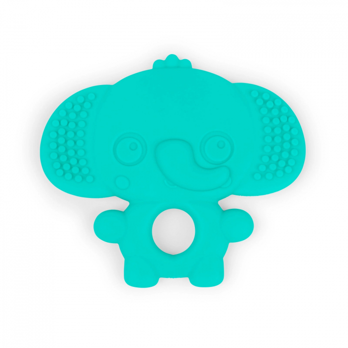 Bright Starts - Set 3 jucarii de dentitie texturate Gummy Buddies -  Elefant, Leu, Maimuta [4]