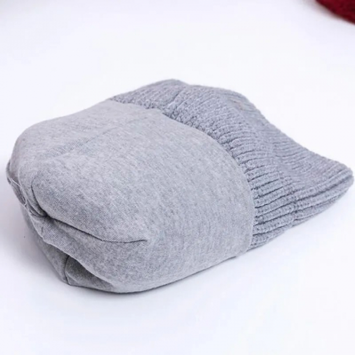 Caciula crosetata, captusita, 2 moate detasabile, funda fixa, Melvelo, Luxury - Peach [3]
