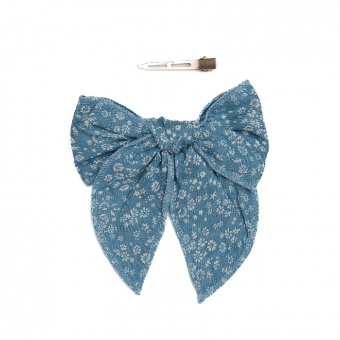 Clama eleganta de par cu funda, fetite, bumbac, Melvelo - Blue [2]