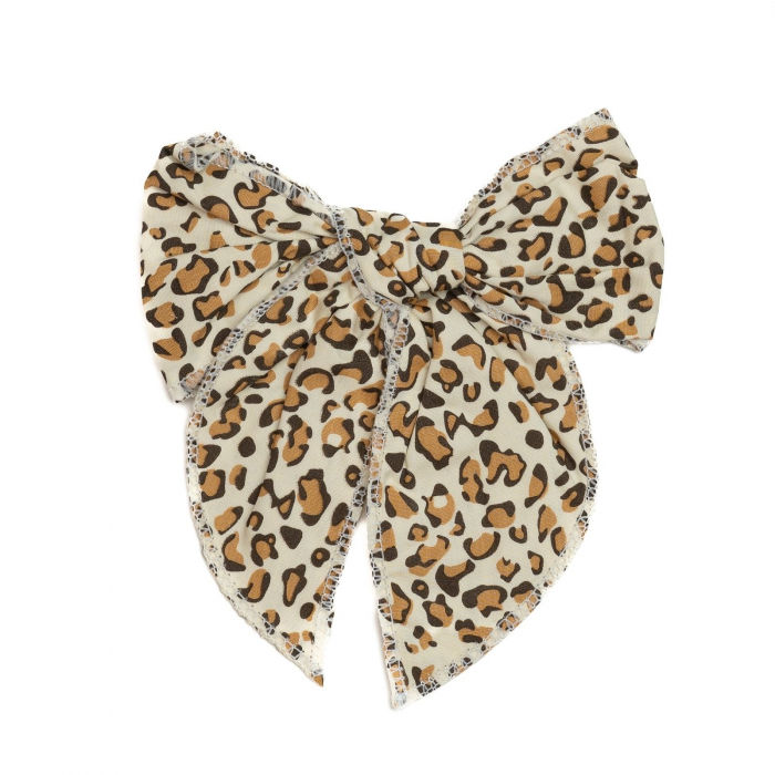 Clama eleganta de par cu funda, fetite, bumbac, Melvelo - Leopard [3]