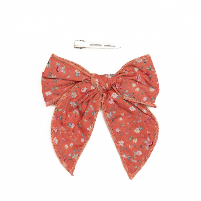 Clama eleganta de par cu funda, fetite, bumbac, Melvelo - Papaya [3]