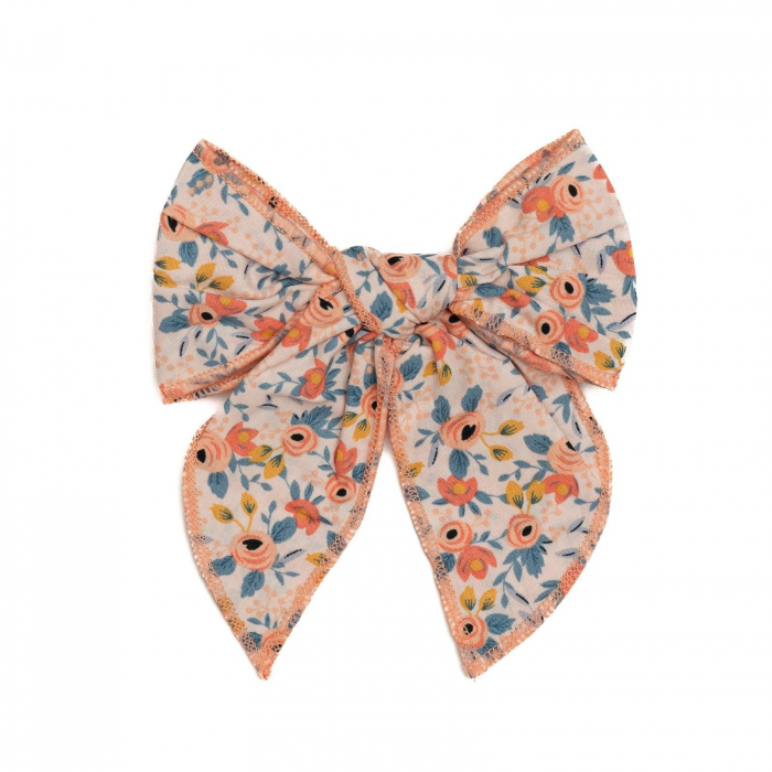 Clama eleganta de par cu funda, fetite, bumbac, Melvelo - Peach Sunset [3]