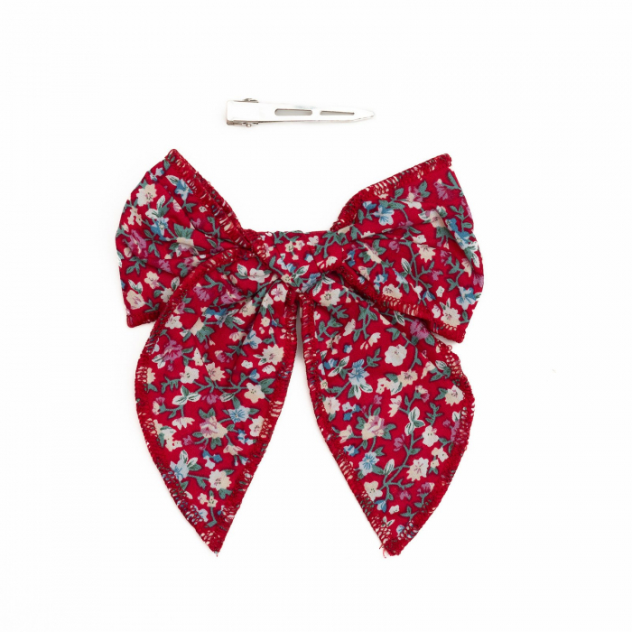 Clama eleganta de par cu funda, fetite, bumbac, Melvelo - Red [3]