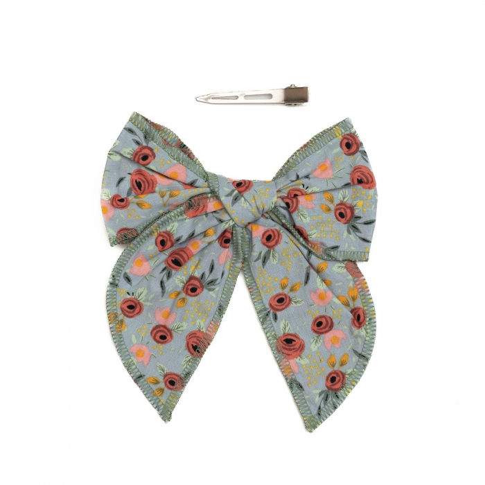 Clama eleganta de par cu funda, fetite, bumbac, Melvelo - Sage [2]