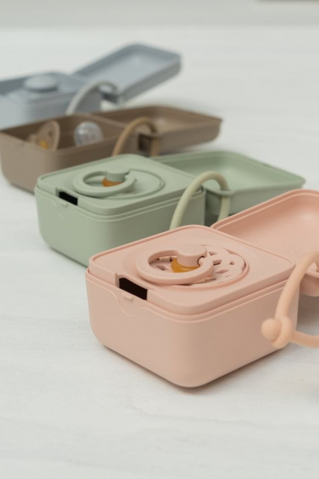Cutie multifunctionala pentru depozitare suzete Bibs - Blush [4]