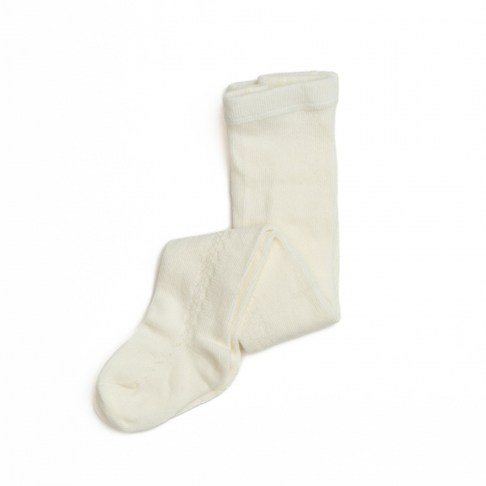 Dres copii cu model lateral, cu chilot si varf, bumbac, Melvelo - Cream [2]
