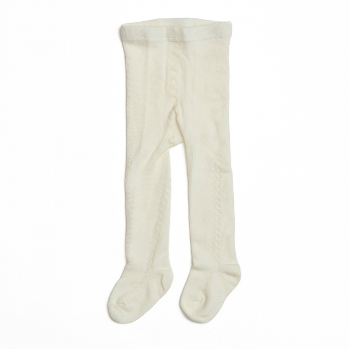 Dres copii cu model lateral, cu chilot si varf, bumbac, Melvelo - Cream [3]