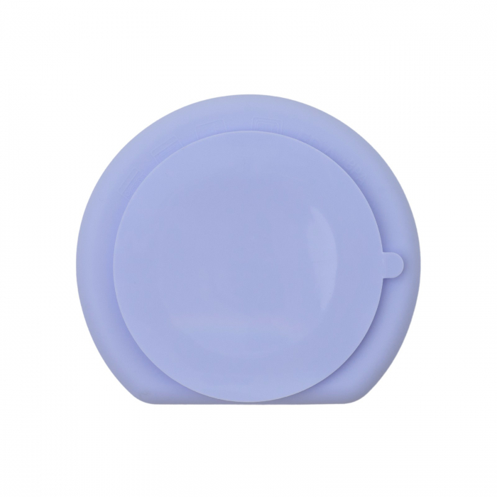 Farfurie diversificare divizata din silicon cu ventuza anti-alunecare - Baby Blue [3]