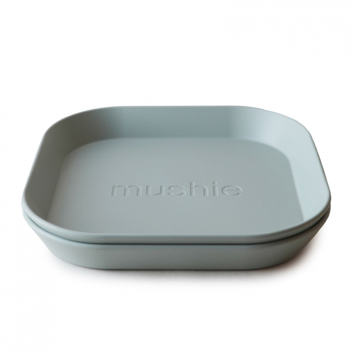 Farfurie Patrata Mushie - Sage [2]