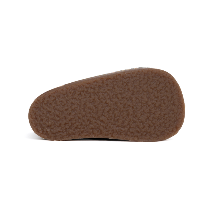 ​​​​​​​Ghetute Barefoot Copii din Piele Naturala Imblanite – Primii Pasi, Talpa Flexibila Cauciuc, Iarna | Melvelo - Black [4]