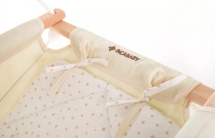 Incababy – Leagan multifunctional bebelusi, 0 luni – 3 ani (20 kg), testat TÜV Rheinland, Beige Stars FW [11]