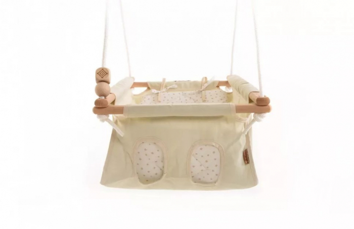 Incababy – Leagan multifunctional bebelusi, 0 luni – 3 ani (20 kg), testat TÜV Rheinland, Beige Stars FW [6]