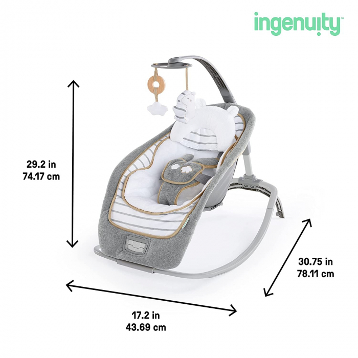 Ingenuity - Balansoar 2 in 1 Bella Teddy [8]