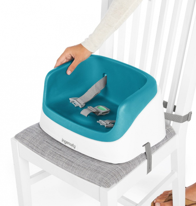 Ingenuity - Booster Toddler SmartClean, Peacock Blue [6]