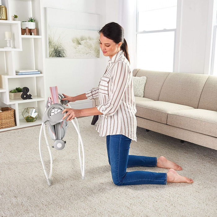 Ingenuity - Leagan portabil Comfort 2 Go Flora the Unicorn [7]