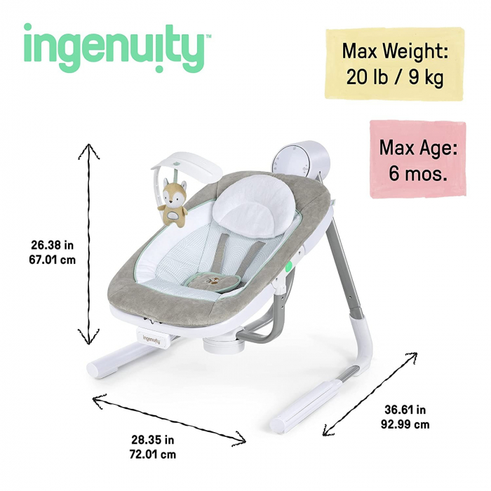 Ingenuity - Leagan portabil cu dubla functionalitate AnyWay Sway™ [6]
