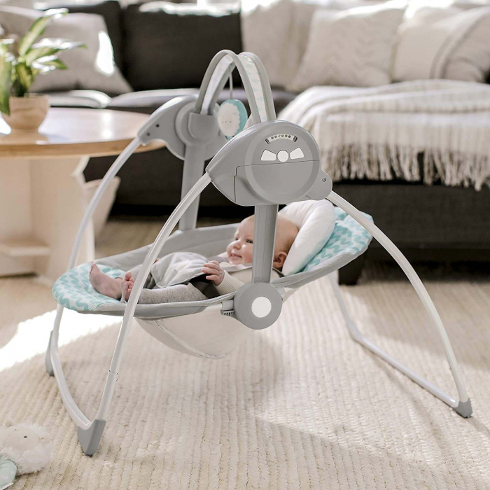 Ingenuity - Leagan portabil Swingity Swing, Goji [5]