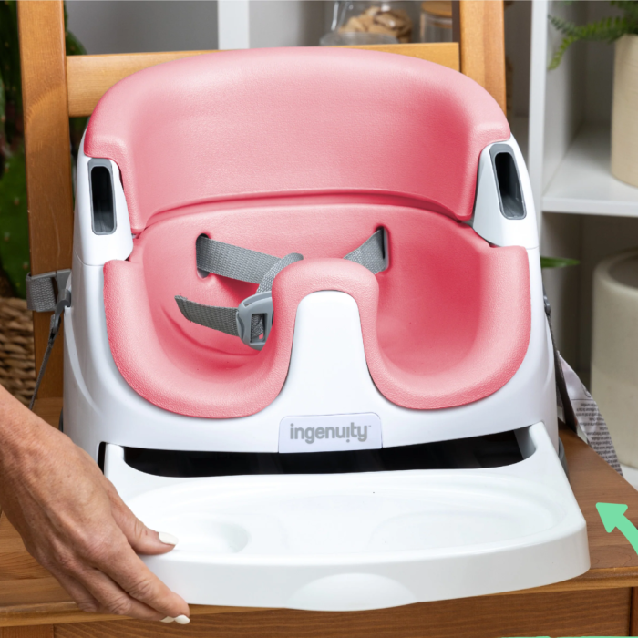 Ingenuity - Scaun de masa 2 in 1 Pink Peony [7]