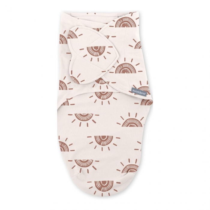 Ingenuity - Set 2 sisteme de infasare Swaddle Me 0-3 luni, colectia Monogram, Rising Sun [3]