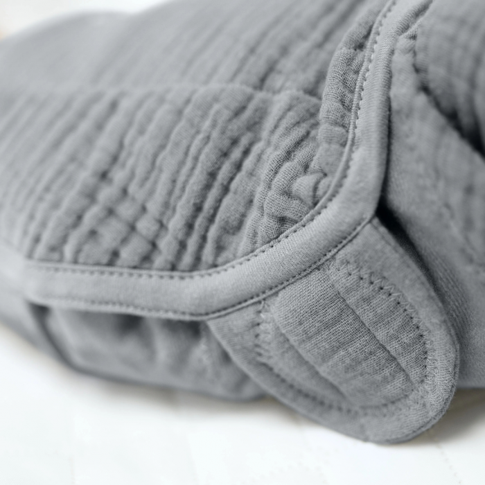 Ingenuity - Sistem de infasare Swaddle Me 0-3 luni, muselina, colectia Original, Granite [3]