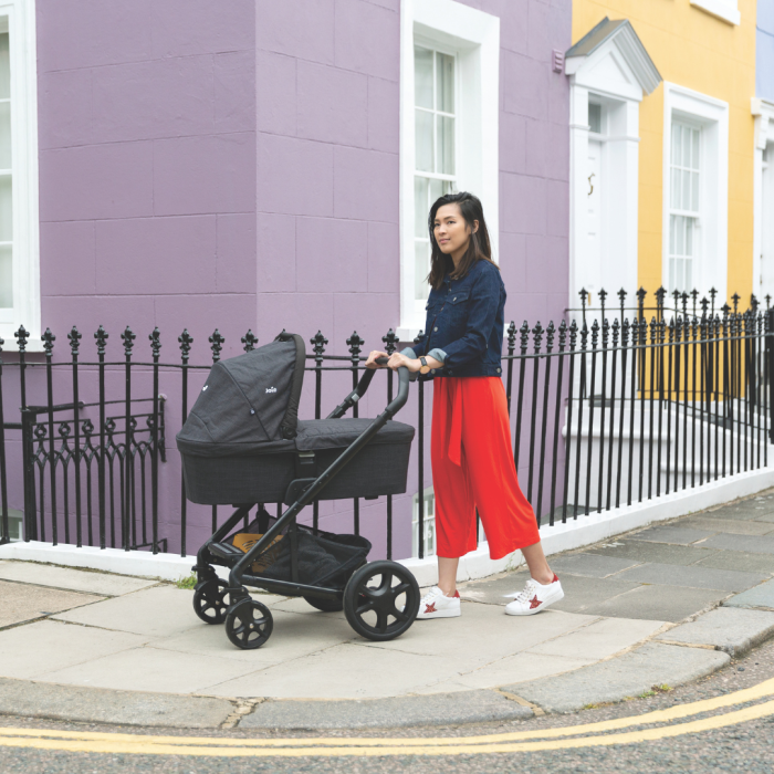 Joie - Carucior pentru copii multifunctional 3 in 1 Chrome DLX Toffee (Carucior Chrome DLX + Landou Toffee + Scoica i-Snug Toffee) [3]