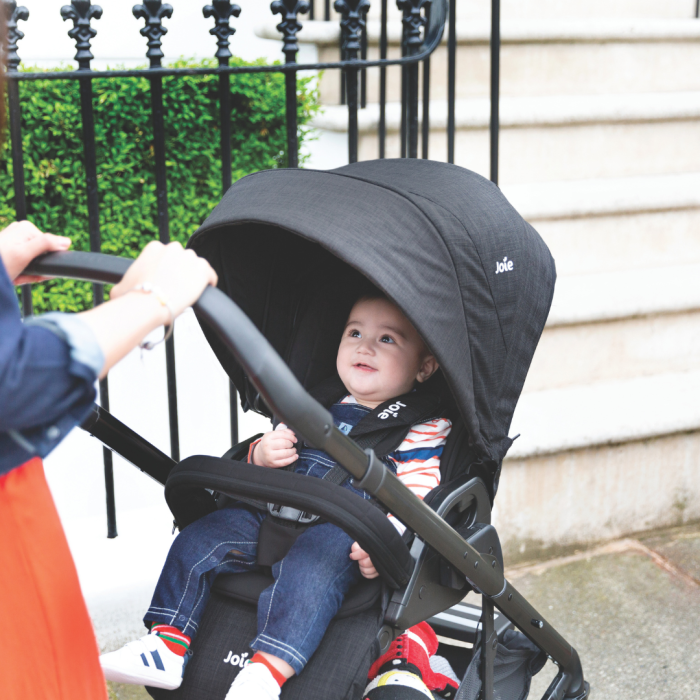 Joie - Carucior pentru copii multifunctional 3 in 1 Chrome DLX Toffee (Carucior Chrome DLX + Landou Toffee + Scoica i-Snug Toffee) [10]