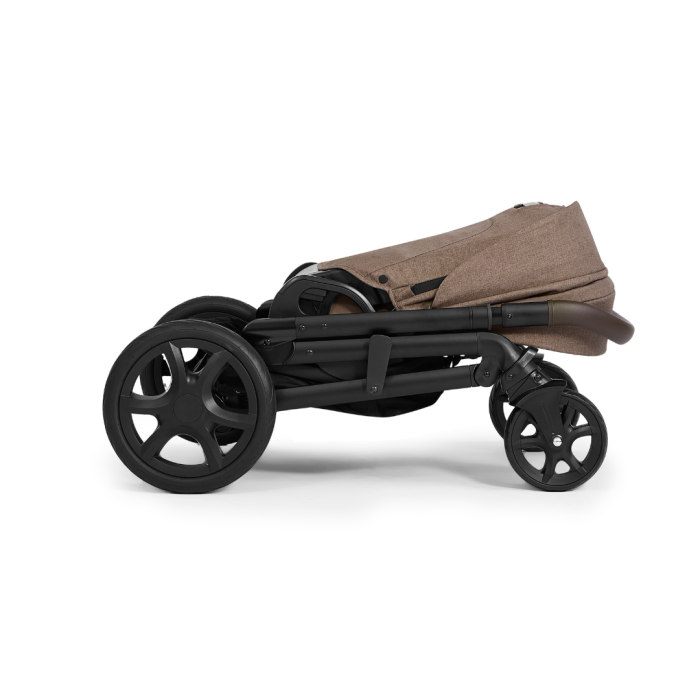 Joie - Carucior pentru copii multifunctional 3 in 1 Chrome DLX Toffee (Carucior Chrome DLX + Landou Toffee + Scoica i-Snug Toffee) [9]