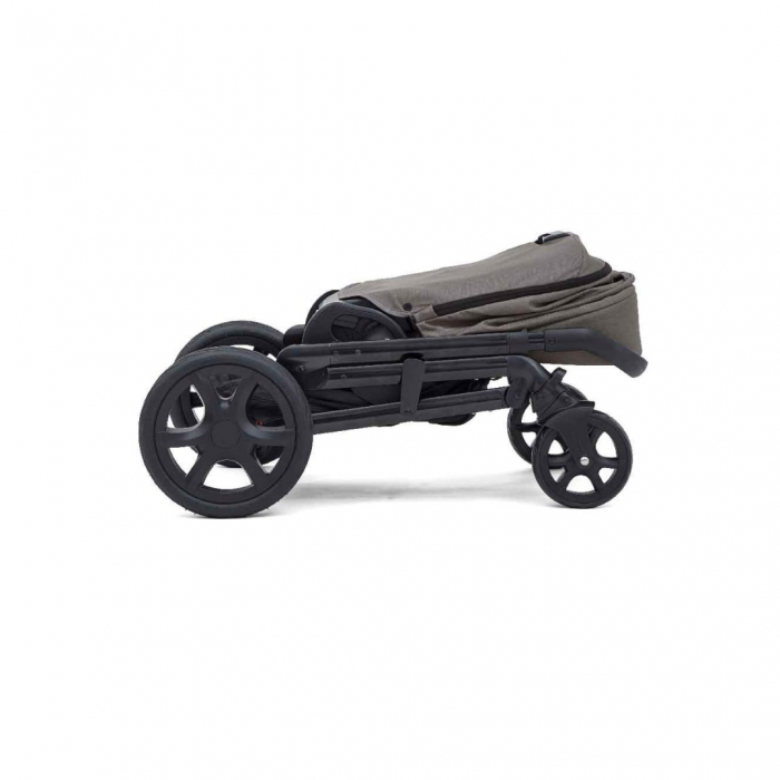 Joie - Carucior pentru copii multifunctional 3 in 1 Chrome Foggy Gray  (Carucior Chrome Foggy Gray + Landou Chrome Foggy Gray + scoica i-Snug Gray Flannel) [6]