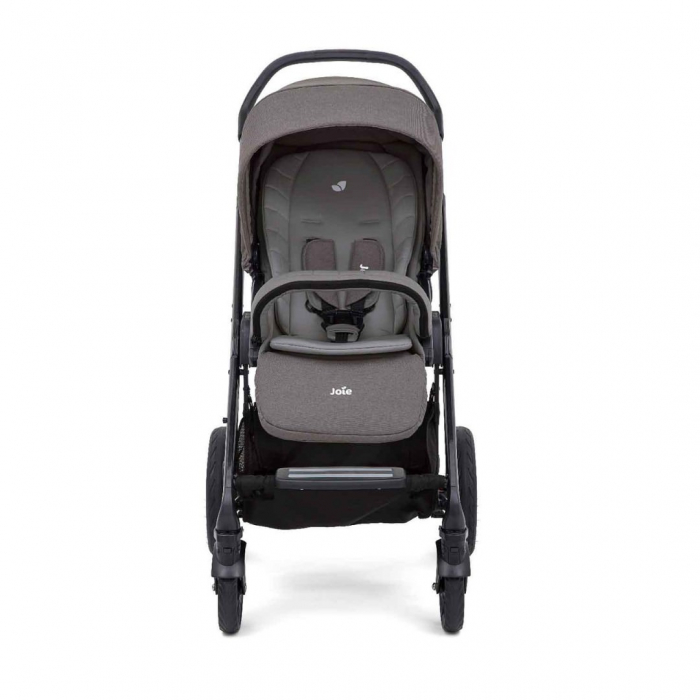 Joie - Carucior pentru copii multifunctional 3 in 1 Chrome Foggy Gray  (Carucior Chrome Foggy Gray + Landou Chrome Foggy Gray + scoica i-Snug Gray Flannel) [3]