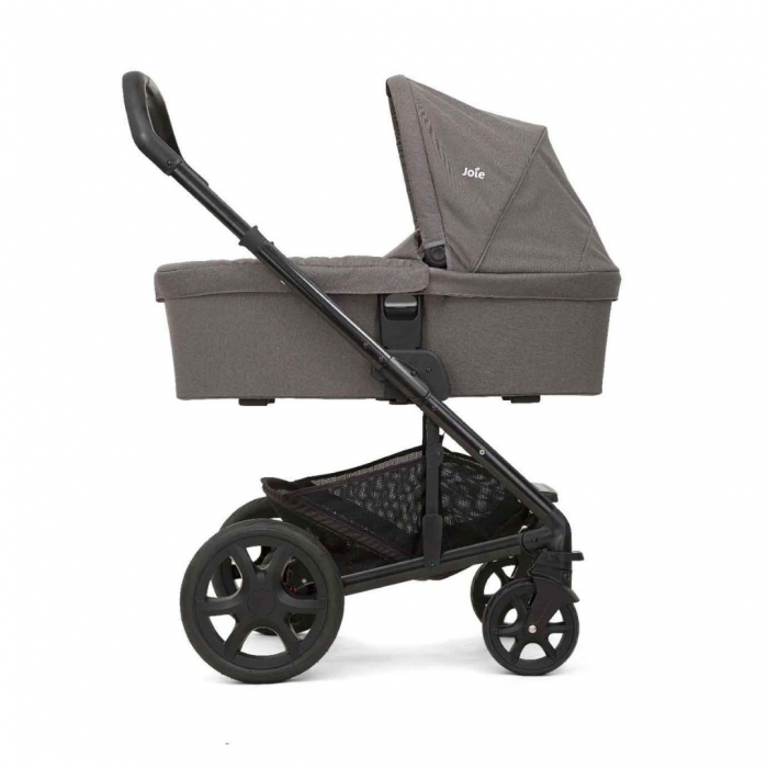 Joie - Carucior pentru copii multifunctional 3 in 1 Chrome Foggy Gray  (Carucior Chrome Foggy Gray + Landou Chrome Foggy Gray + scoica i-Snug Gray Flannel) [5]