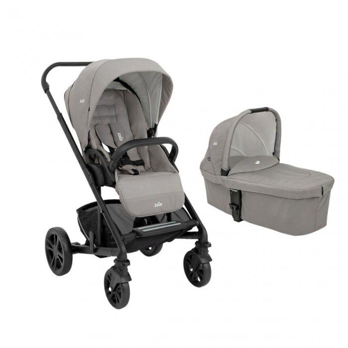 Joie - Carucior pentru copii multifunctional 3 in 1 Chrome/ i-Gemm (Carucior Chrome Pebble+ Landou Pebble+ scoica i-Gemm Pebble) [12]