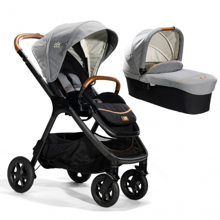 Joie - Carucior pentru copii multifunctional 3 in 1 Finiti Signature Carbon/Shale (Carucior Finiti Carbon + Landou Ramble XL Carbon+ scoica i-Gemm Shale) [6]