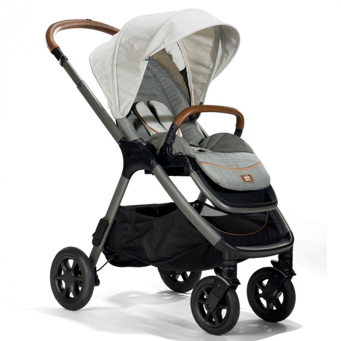 Joie - Carucior pentru copii multifunctional 3 in 1 Finiti Signature Oyster + Baza Isofix Encore (Carucior Finiti Oyster+ Landou Ramble XL Oyster+ scoica i-Level Recline Oyster+ baza isofix Encore) [2]