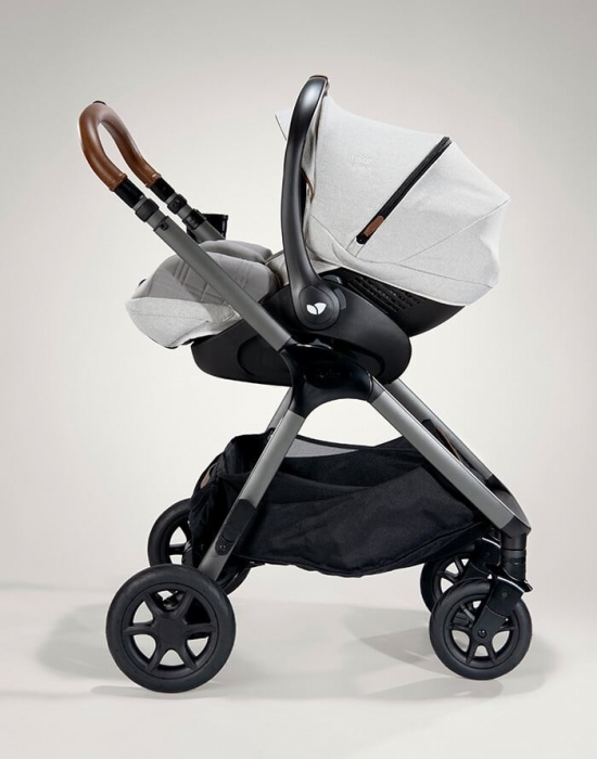 Joie - Carucior pentru copii multifunctional 3 in 1 Finiti Signature Oyster + Baza Isofix Encore (Carucior Finiti Oyster+ Landou Ramble XL Oyster+ scoica i-Level Recline Oyster+ baza isofix Encore) [4]