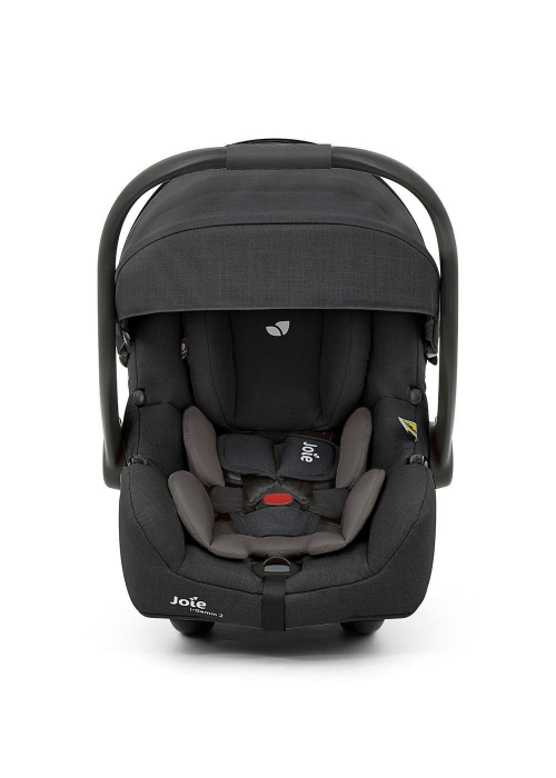 Joie - Carucior pentru copii ultracompact  3 in 1 Parcel Carbon / i-Gemm Shale ( Carucior Parcel Carbon + Landou Ramble XL Carbon + Scoica auto i-Gemm nastere- 85 cm, Shale) [18]