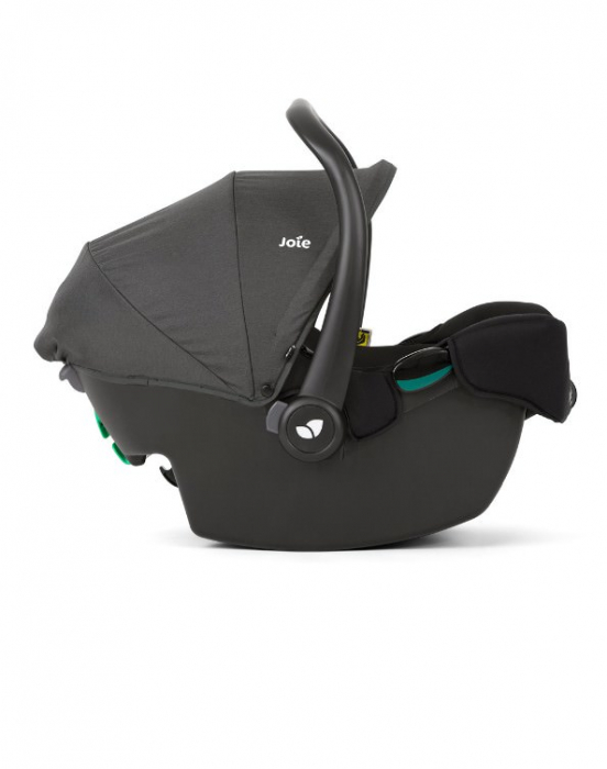 Joie - Carucior pentru copii ultracompact  3 in 1 Parcel Carbon / i-Snug Shale ( Carucior Parcel Carbon + Landou Ramble XL Carbon + Scoica auto i-Snug cu tetiera reglabila, nastere - 75 cm, Shale) [17]