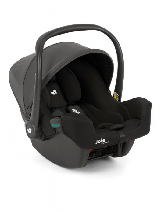 Joie - Carucior pentru copii ultracompact  3 in 1 Parcel Carbon / i-Snug Shale ( Carucior Parcel Carbon + Landou Ramble XL Carbon + Scoica auto i-Snug cu tetiera reglabila, nastere - 75 cm, Shale) [18]