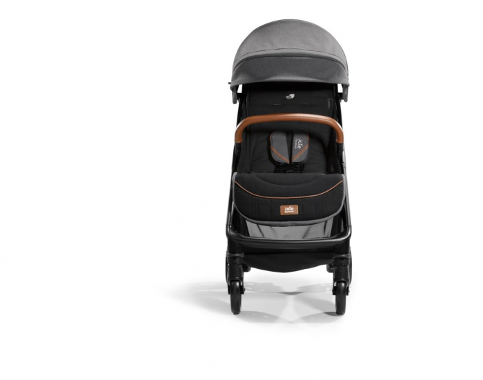 Joie - Carucior pentru copii ultracompact  3 in 1 Parcel Carbon / i-Snug Shale ( Carucior Parcel Carbon + Landou Ramble XL Carbon + Scoica auto i-Snug cu tetiera reglabila, nastere - 75 cm, Shale) [9]