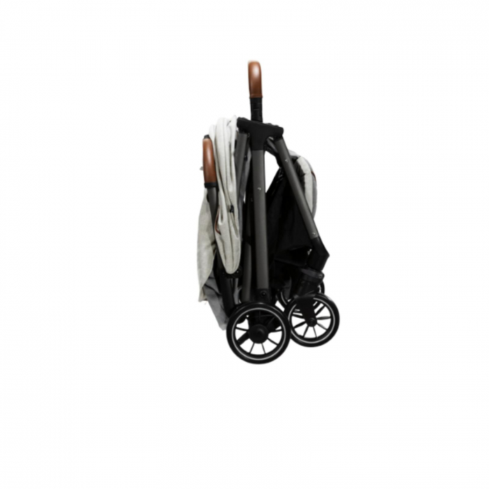 Joie - Carucior pentru copii ultracompact  3 in 1 Parcel Oyster / i-Snug Shale ( Carucior Parcel Oyster + Landou Ramble XL Oyster + Scoica auto i-Snug cu tetiera reglabila, nastere - 75 cm, Shale) [3]