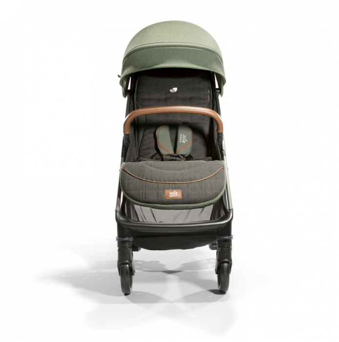 Joie - Carucior pentru copii ultracompact  3 in 1 Parcel Pine / i-Gemm Pine ( Carucior Parcel Pine + Landou Ramble XL Pine + Scoica auto i-Gemm nastere- 85 cm, Pine) [12]