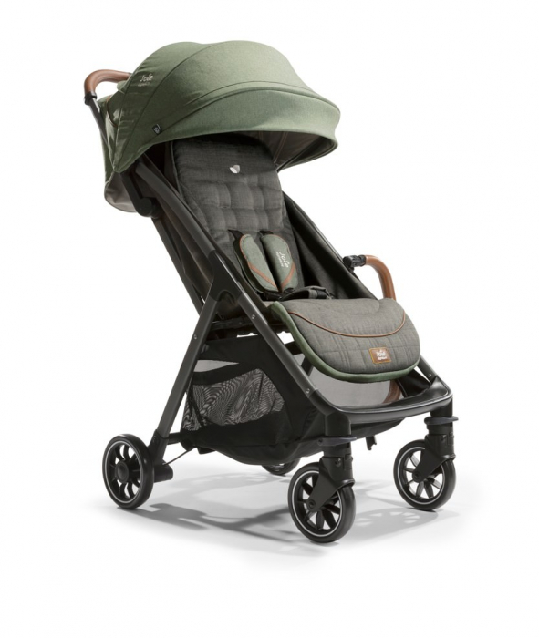 Joie - Carucior pentru copii ultracompact  3 in 1 Parcel Pine / i-Gemm Pine ( Carucior Parcel Pine + Landou Ramble XL Pine + Scoica auto i-Gemm nastere- 85 cm, Pine) [11]