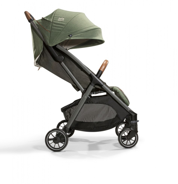 Joie - Carucior pentru copii ultracompact  3 in 1 Parcel Pine / i-Gemm Pine ( Carucior Parcel Pine + Landou Ramble XL Pine + Scoica auto i-Gemm nastere- 85 cm, Pine) [15]