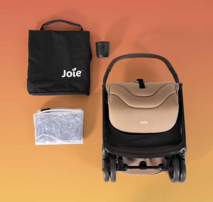 Joie - Carucior ultracompact Porto Cashew, compatibil bagaj de cabina, pliere automata, de la nastere pana la 22 kg [13]