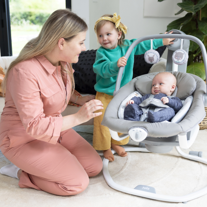 Joie - Leagan si balansoar rotativ Serina 2 in 1 Walnut [9]