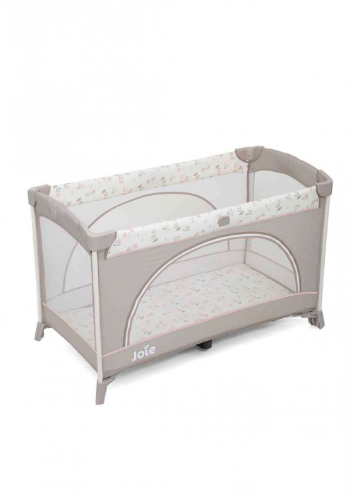 Joie - Patut pliant cu 2 niveluri Allura 120 cm, Flowers Forever [7]