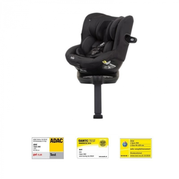 Joie - Scaun auto i-Spin 360° Coal, 40-105 cm, testat ADAC si certificat R129 [4]